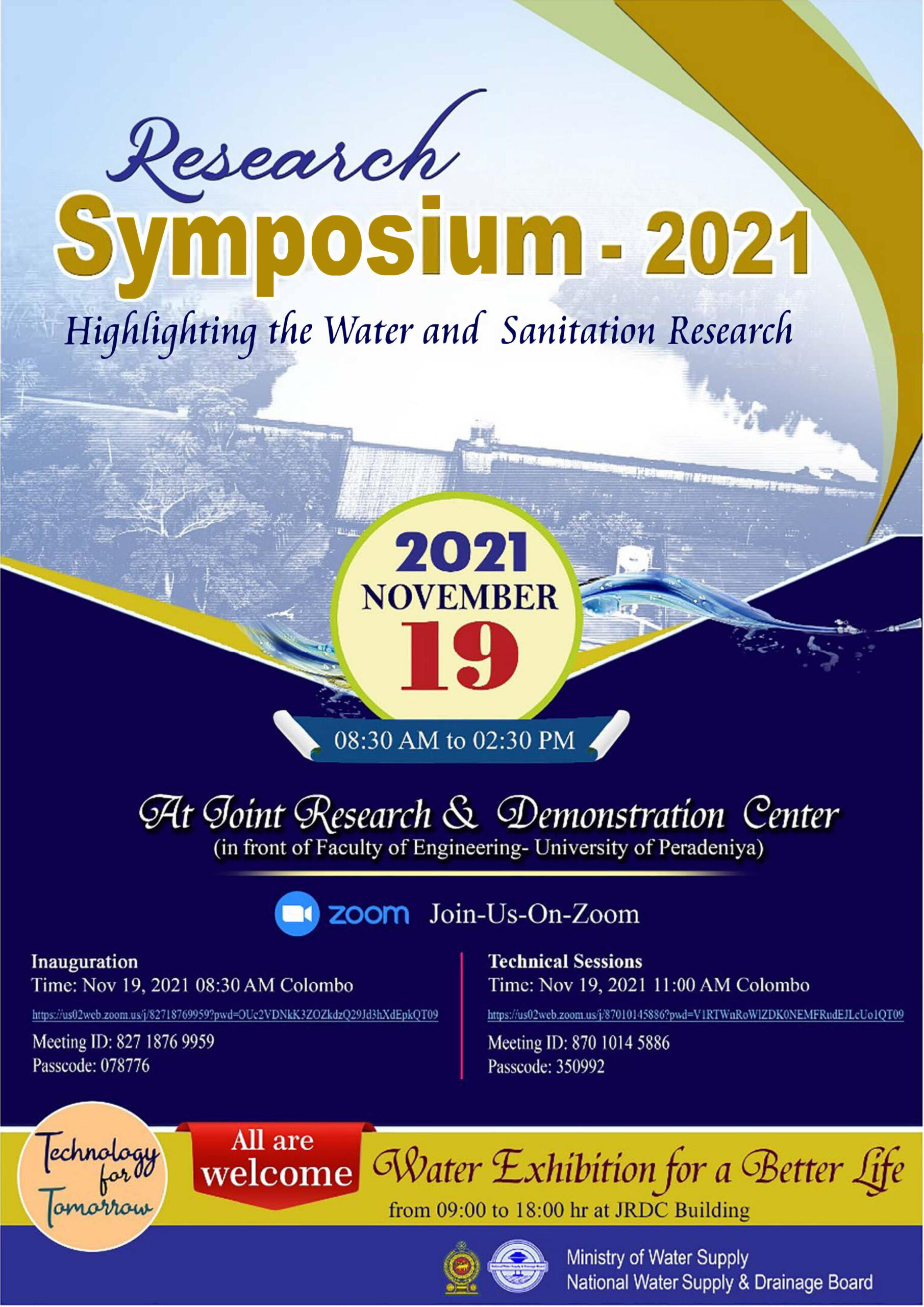 Highlighting the Water and Sanitation Research” – Research Symposium 2021