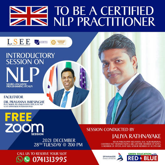 Become a certified NLP practitioner…!